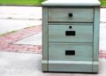 DIY Upcycled File Cabinet Using DecoArt Chalk Paint | Kenya Rae